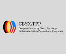 The Congress-Bundestag Youth Exchange (CBYX), or Parlamentarisches Patenschafts-Programm (PPP), logo.