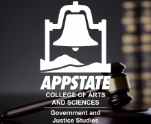 Appalachian State University's Department of Government and Justice Studies will host an informational panel on practicing law in rural communities on Monday, October 7, 2024, from 12-1 p.m. in Room 169 (Three Top Mountain) in the Plemmons Student Union.