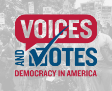 Appalachian State University will host the Smithsonian exhibit "Voices and Votes: Democracy in America" from Monday, October 22, 2024, through Monday, December 2, 2024. Photo courtesy of the National Archives