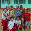 Kendall Hughes, on a mission trip to Nicaragua