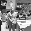 Razan Alaqil at the United Nations Youth Assembly