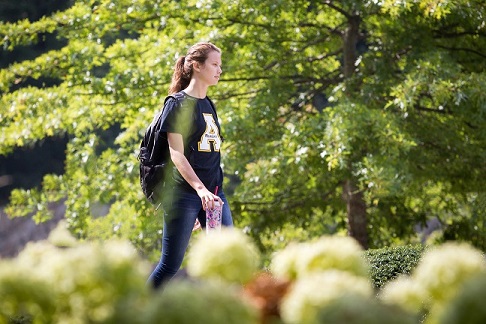 Gal on campus 2