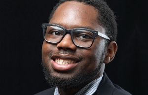 Travian Smith, a senior political science major with a concentration in public administration from Charlotte, is Appalachian’s first recipient of the National Pan-Hellenic Council Divine Nine Leadership Award. Photo by Chase Reynolds